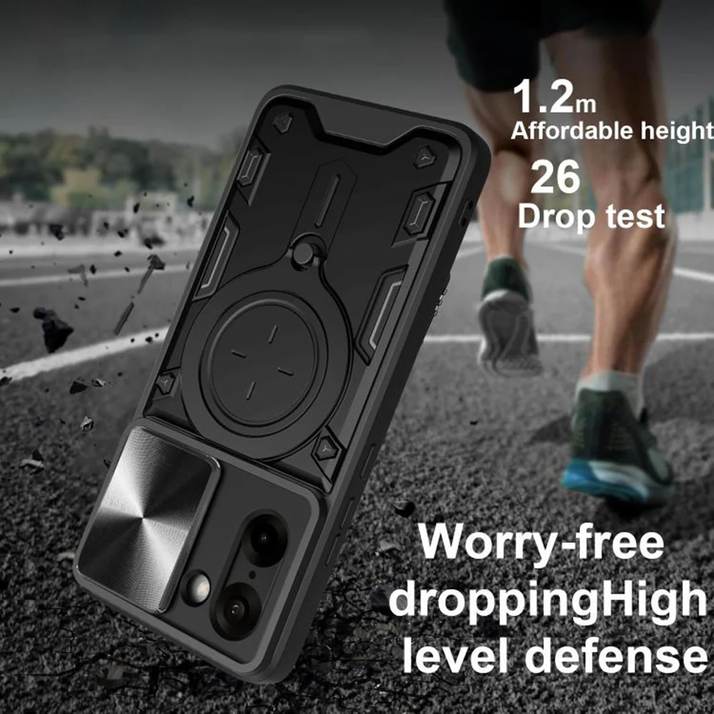 Case for OnePlus Nord CE5, Techsuit, CamGuard Pro, Black - Image 3