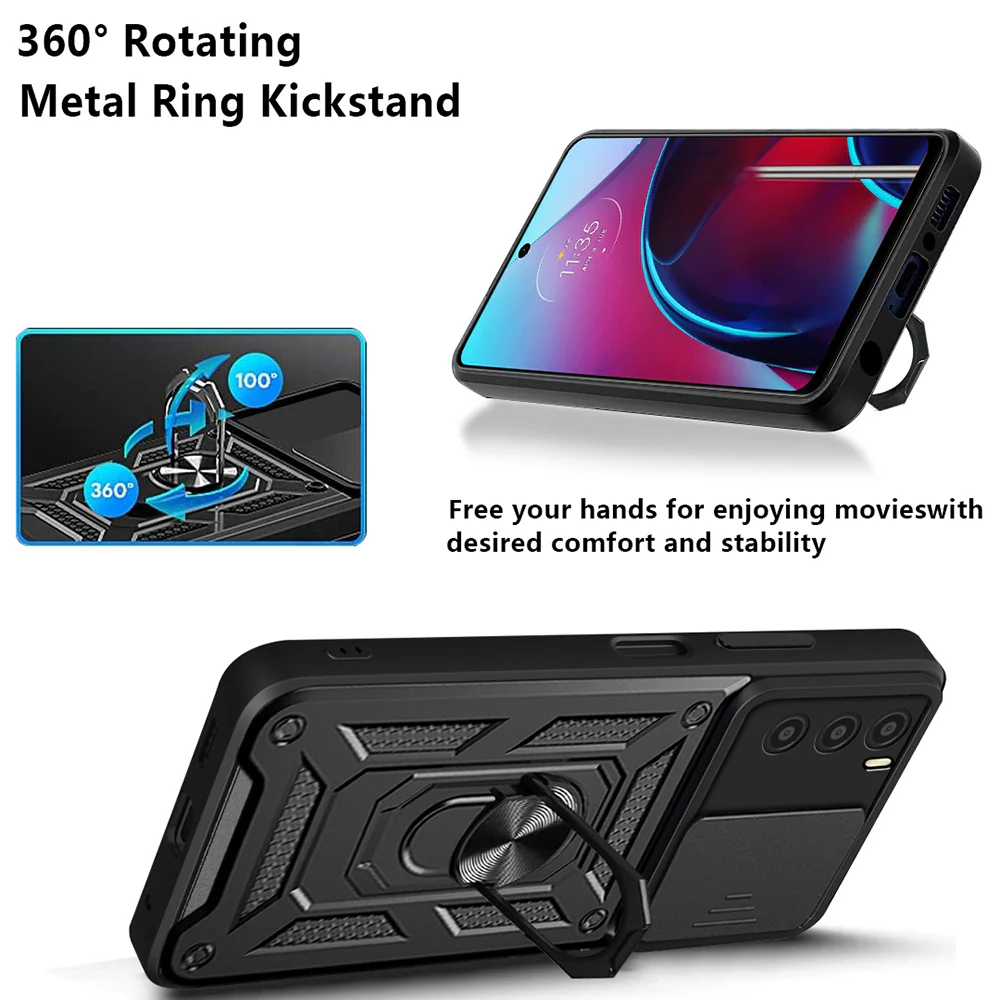Case for Oppo A16s / A54s / A16, Techsuit, CamShield, Black - Image 2