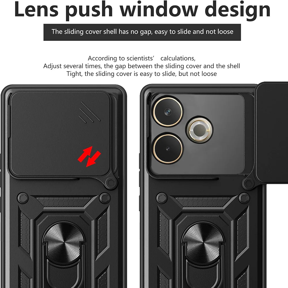 Case for Oppo A5 Pro 4G / A5 Pro, Techsuit, CamShield, Black - Image 6