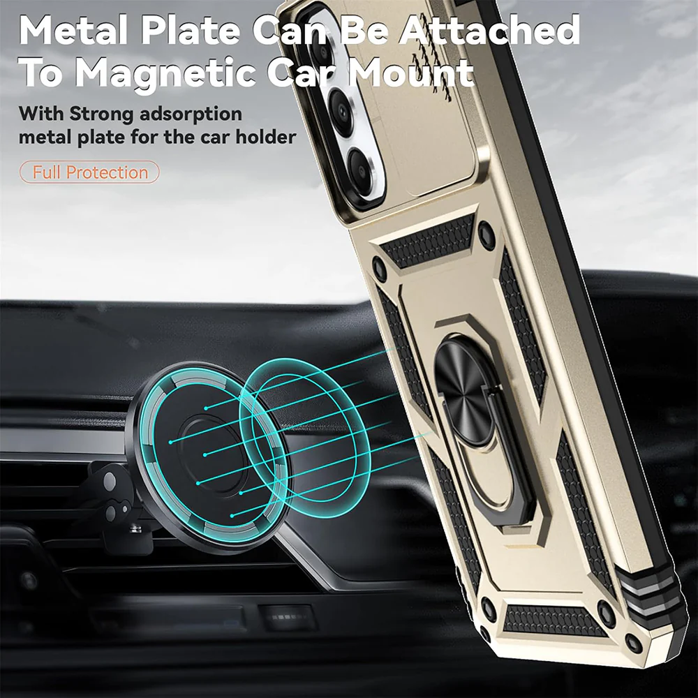 Case for Oppo A5 Pro 4G / A5 Pro, Techsuit, CamShield, Gold - Image 2