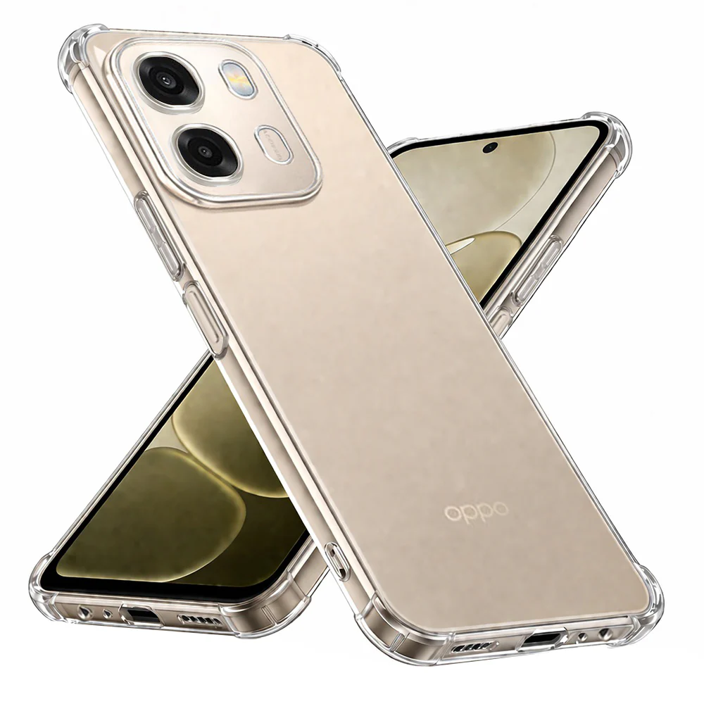 Case for Oppo A6 4G, Techsuit, Shockproof Clear, Transparent