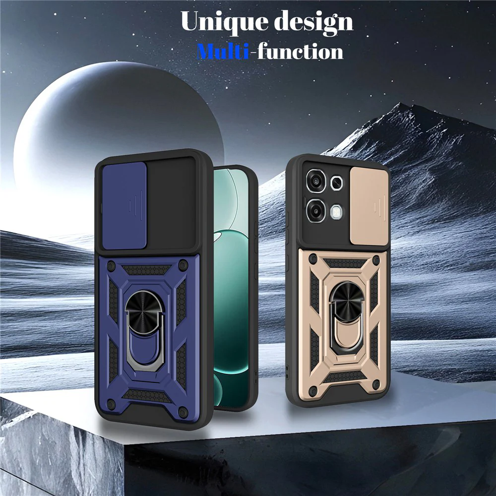 Case for Oppo A6 Pro 5G / A6 Pro 4G, Techsuit, CamShield, Black - Image 2