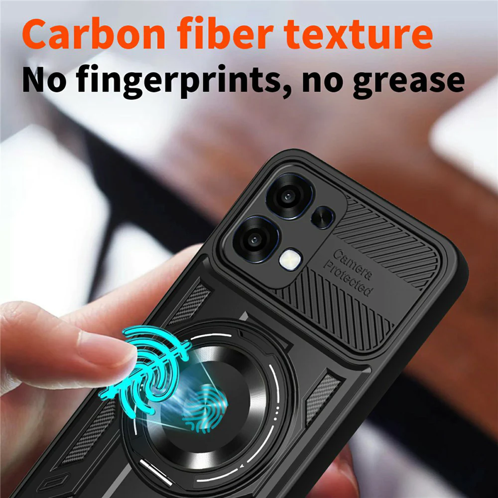 Case for Oppo A6 Pro 5G / A6 Pro 4G, Techsuit, RuggedCam, Gray - Image 5