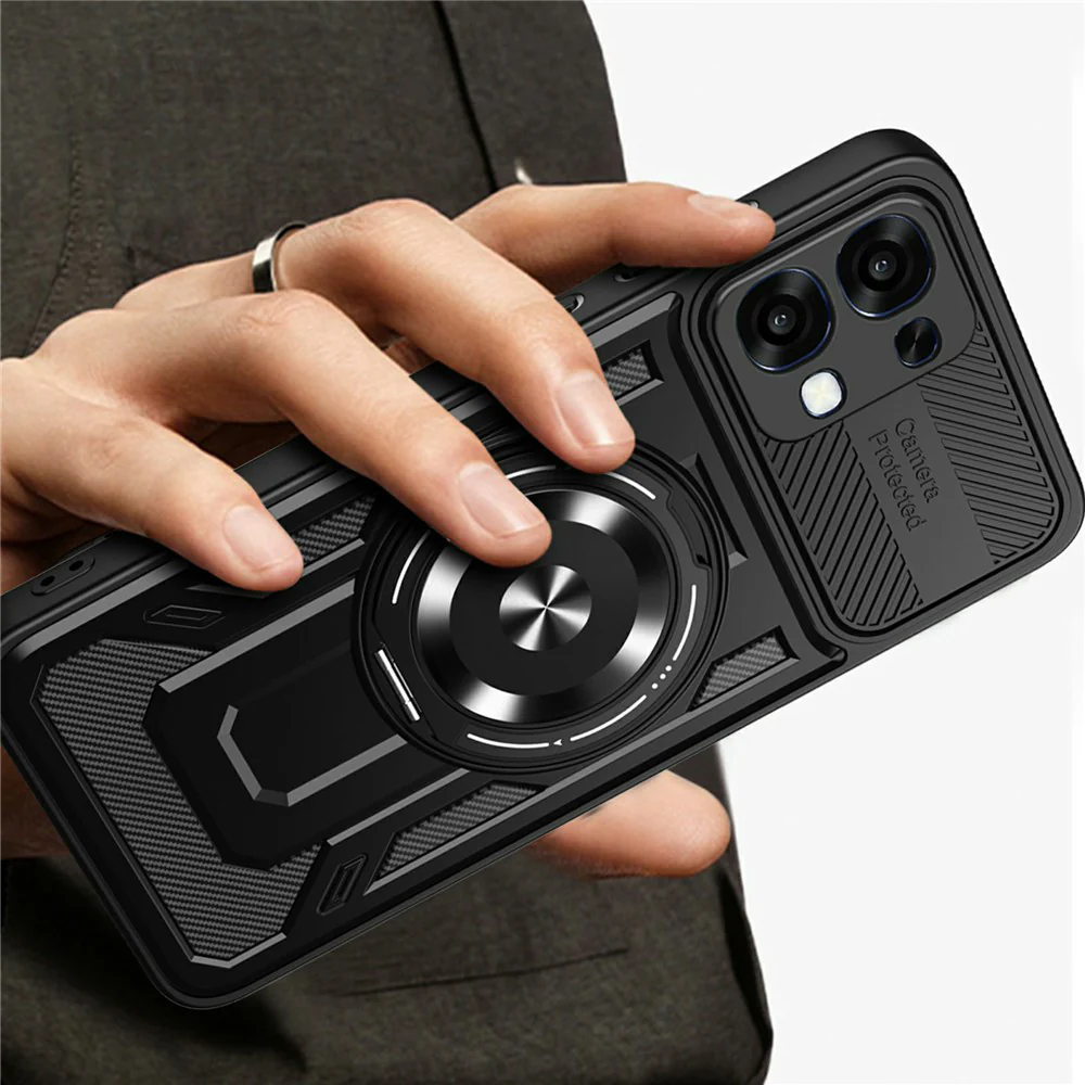 Case for Oppo A6 Pro 5G / A6 Pro 4G, Techsuit, RuggedCam, Gray - Image 6