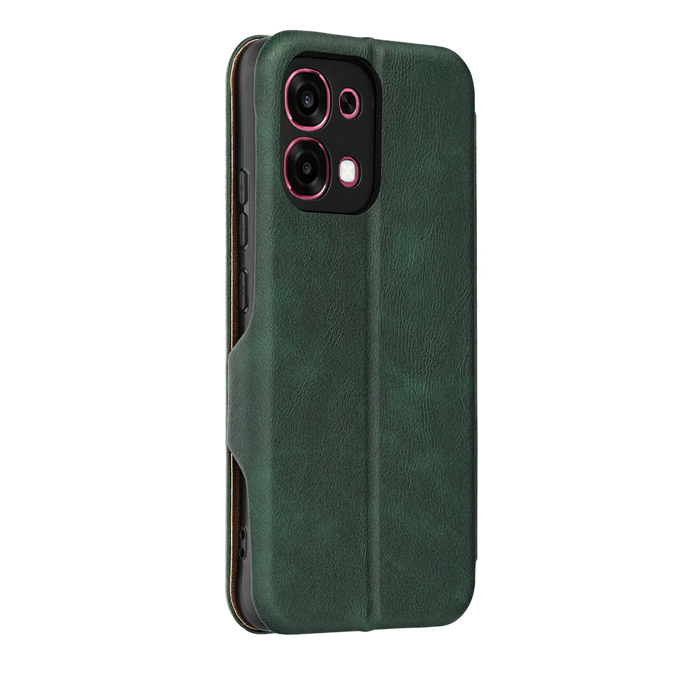 Case for Oppo A6 Pro 5G / A6 Pro 4G, Techsuit, Safe Wallet Plus, Green - Image 5