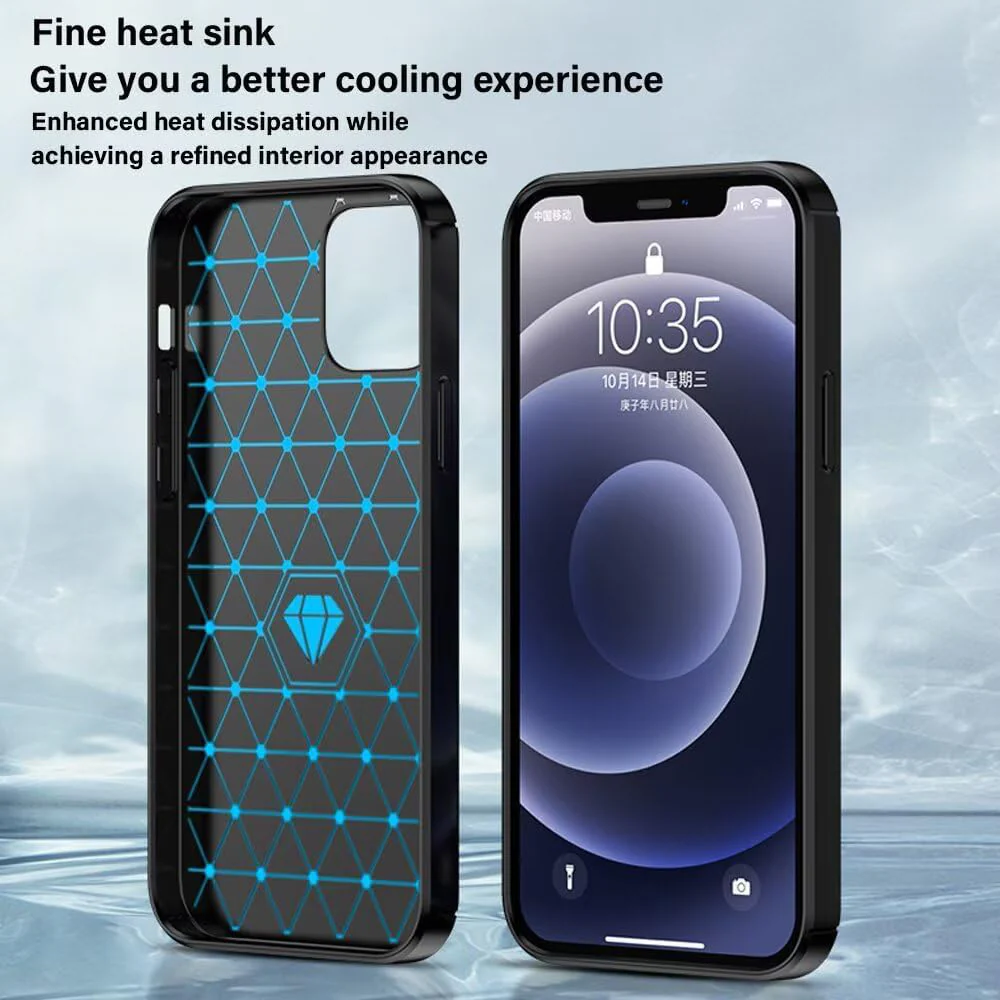 Case for Oppo A6k 4G / A6x 4G / A6x / A6 4G, Techsuit, Carbon, Blue - Image 5