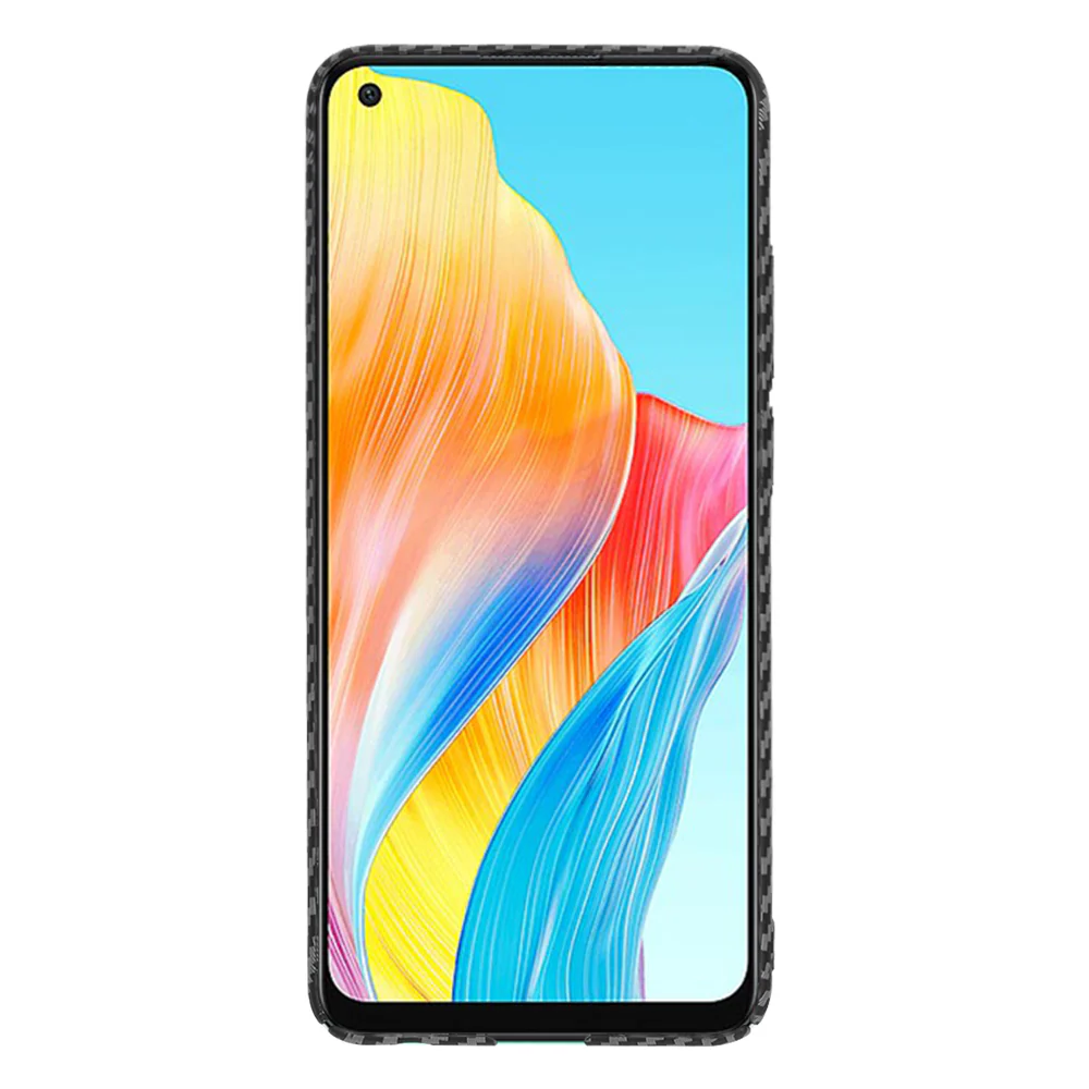 Case for Oppo A78 4G, Techsuit, Carbonite FiberShell, Black - Image 2