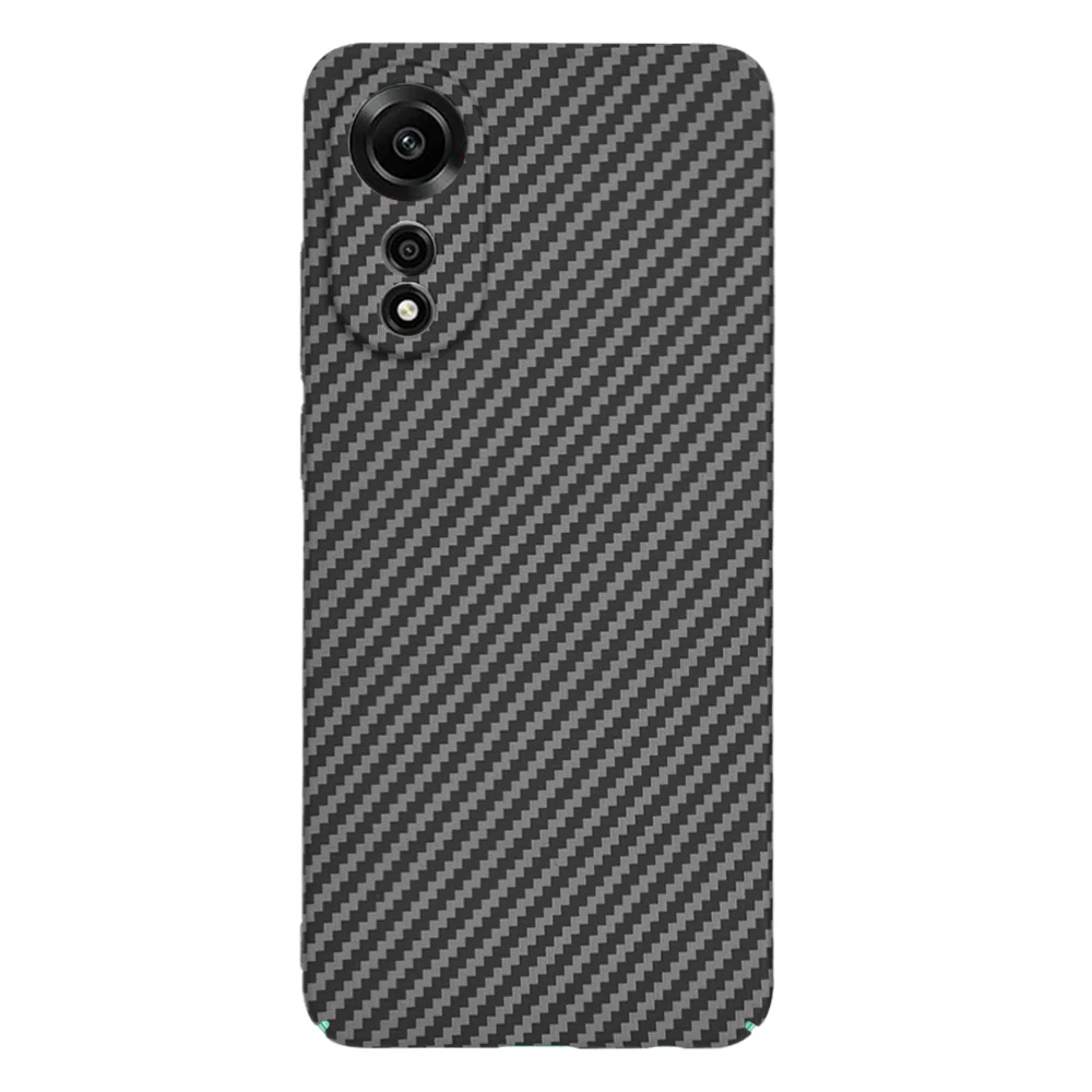 Case for Oppo A78 4G, Techsuit, Carbonite FiberShell, Black - Image 3