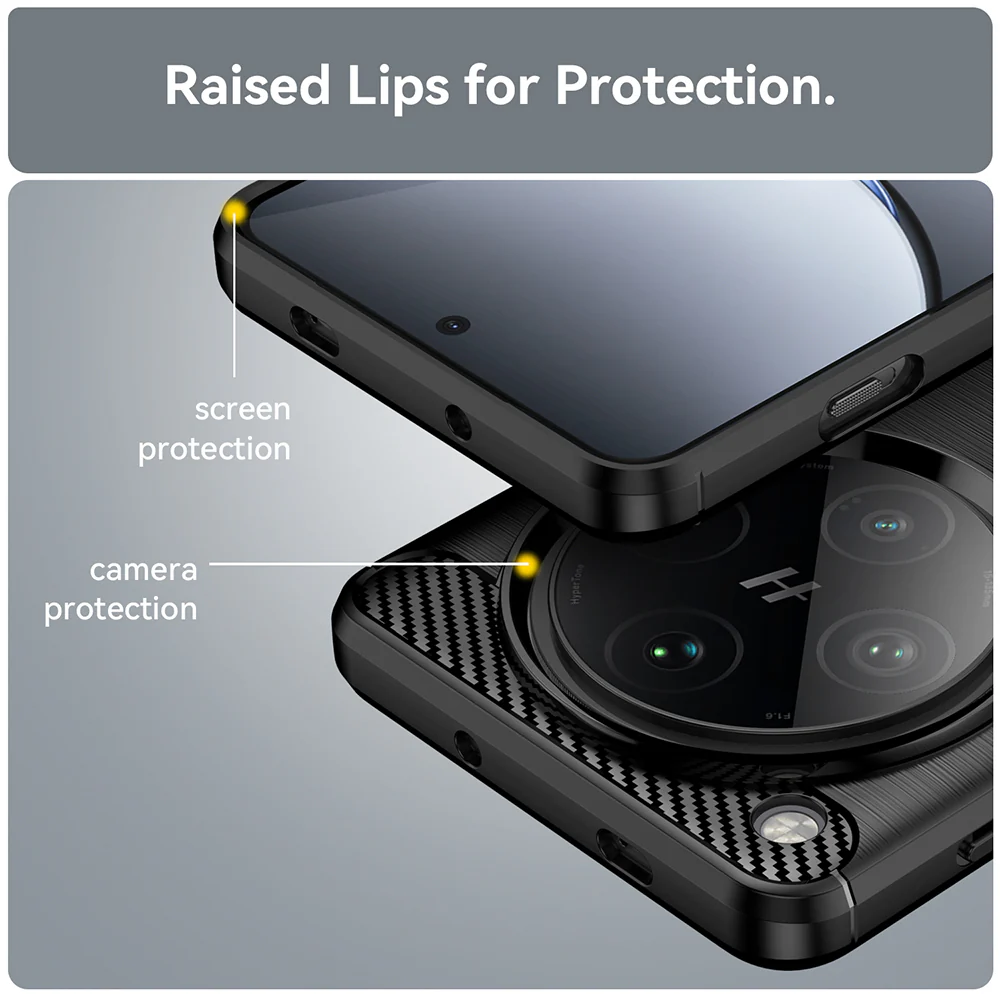 Case for Oppo Find X8 Pro, Techsuit, Carbon, Black - Image 3