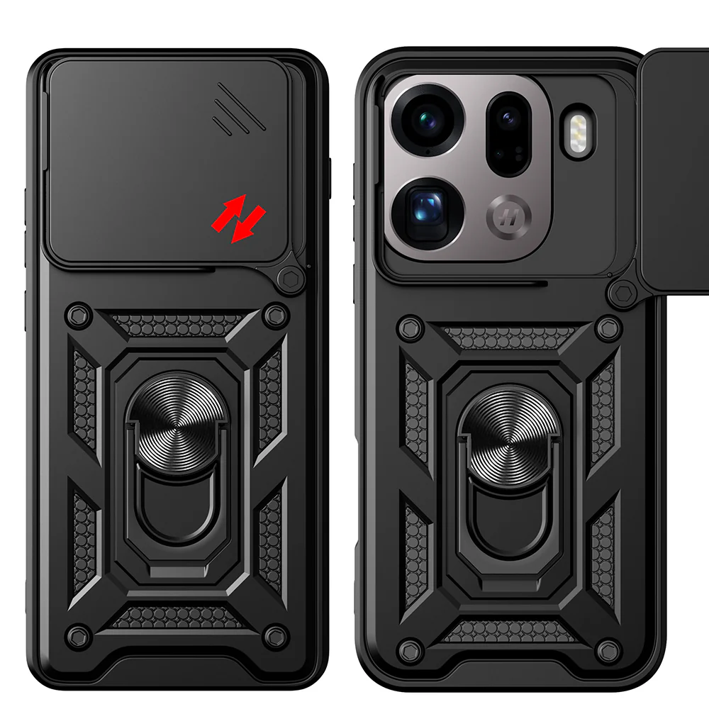 Case for Oppo Find X9 Pro, Techsuit, CamShield, Black - Image 2