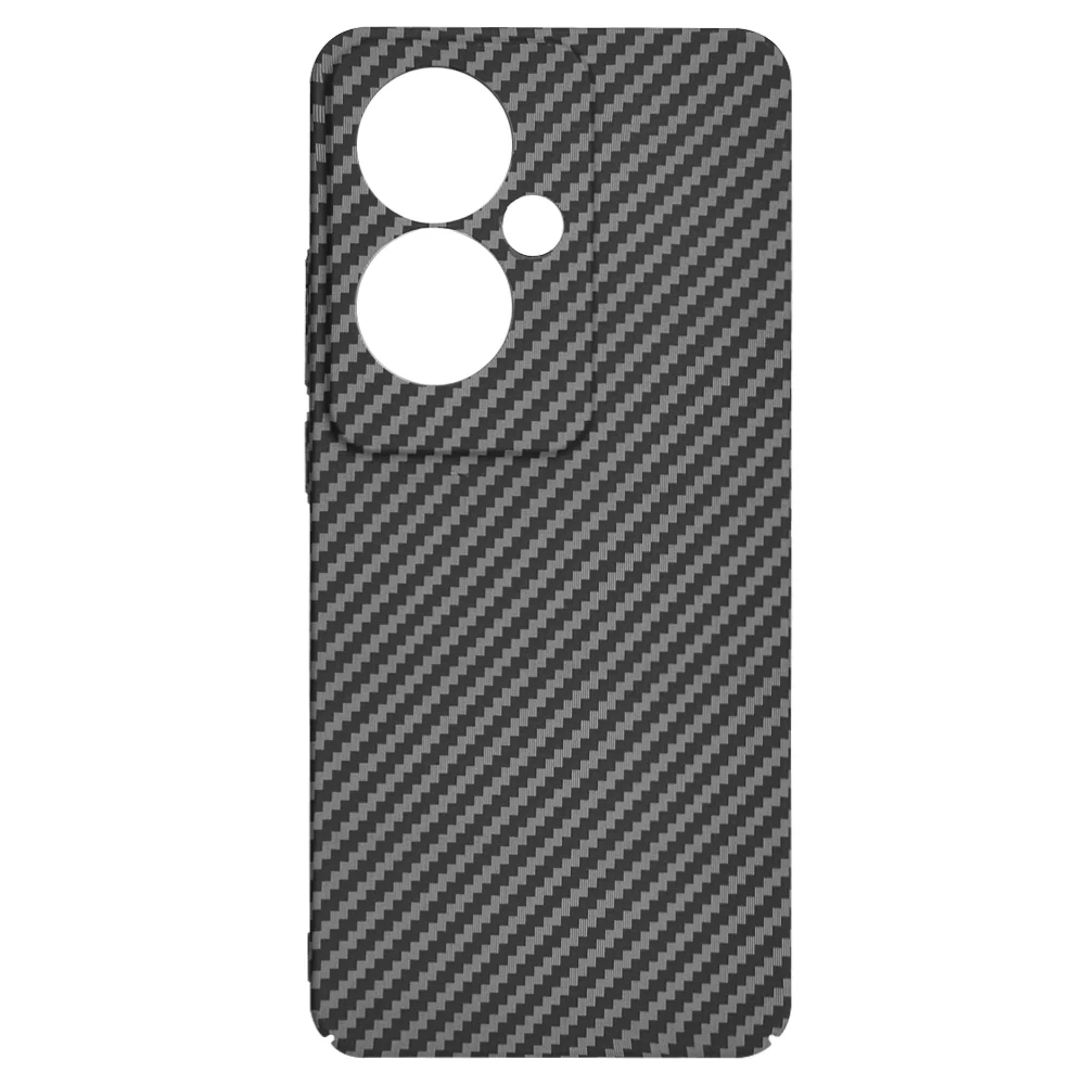 Case for Oppo Reno11 F, Techsuit, Carbonite FiberShell, Black - Image 4