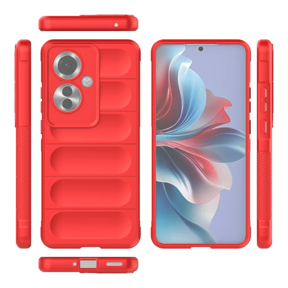Case for Oppo Reno11 F, Techsuit, Magic Shield, Red - Image 2