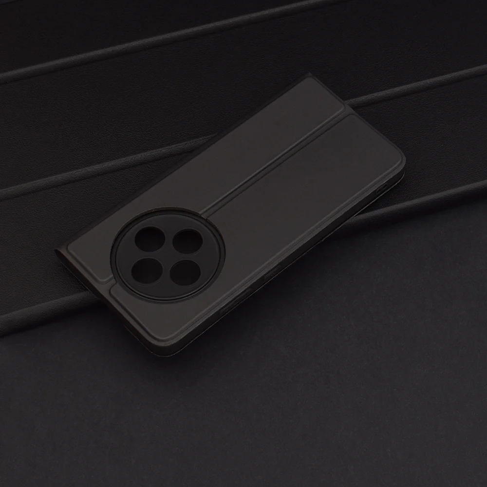 Case for Oppo Reno12 FS 5G / Reno12 FS 4G / Reno12 F 4G / Reno12 F, Techsuit, Magskin Book, Black - Image 2