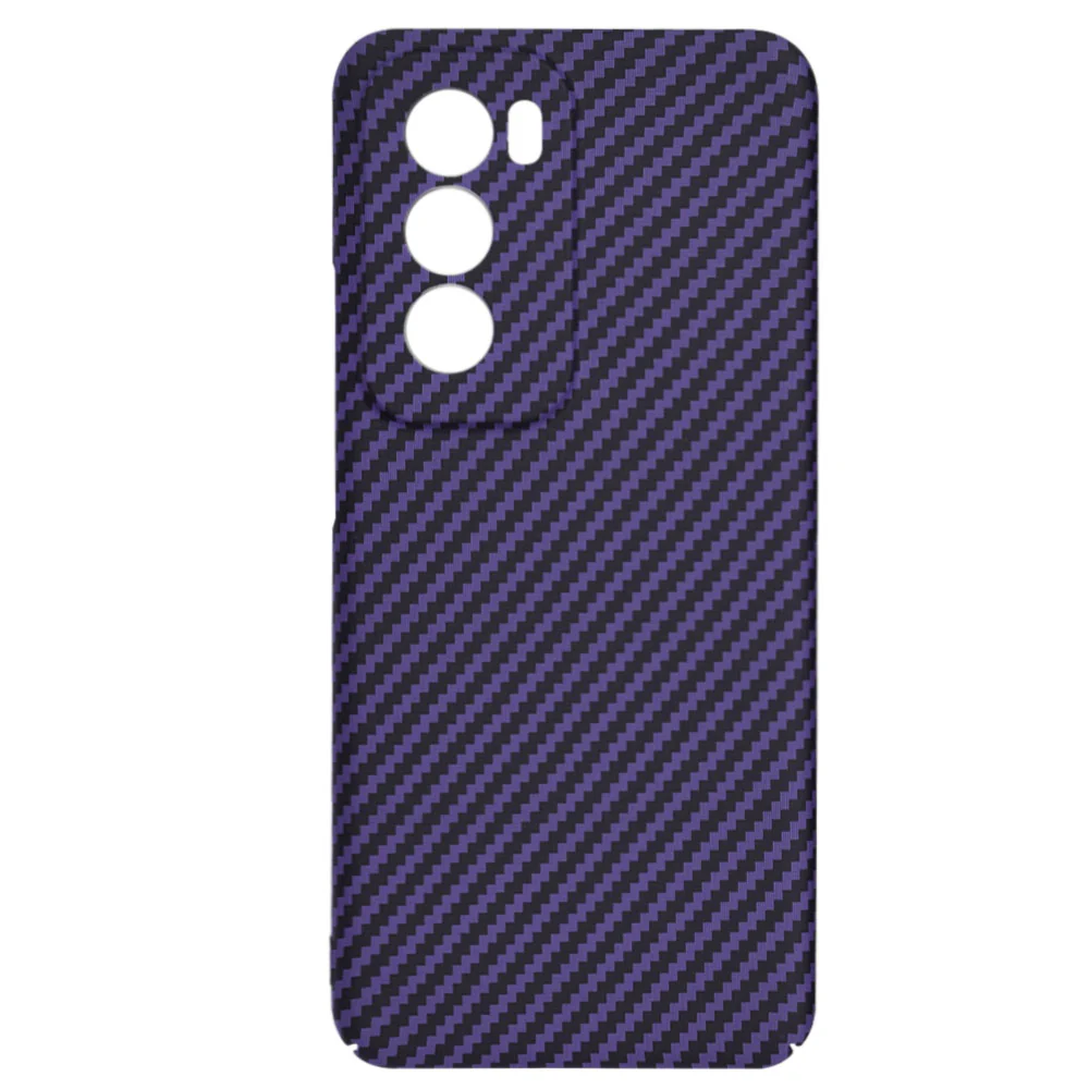 Case for Oppo Reno12, Techsuit, Carbonite FiberShell, Purple - Image 4