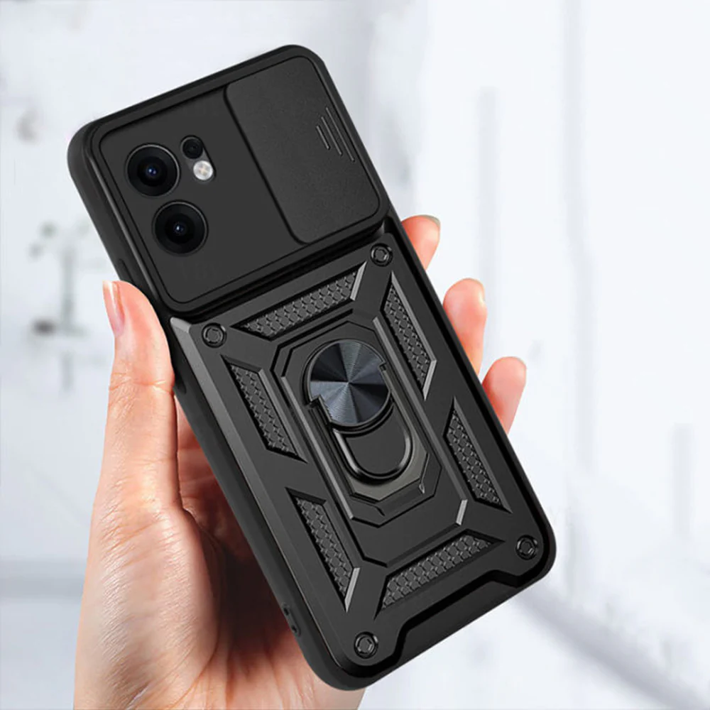 Case for Oppo Reno13 FS 5G / Reno13 F 4G / Reno13 F, Techsuit, CamShield, Blue - Image 2