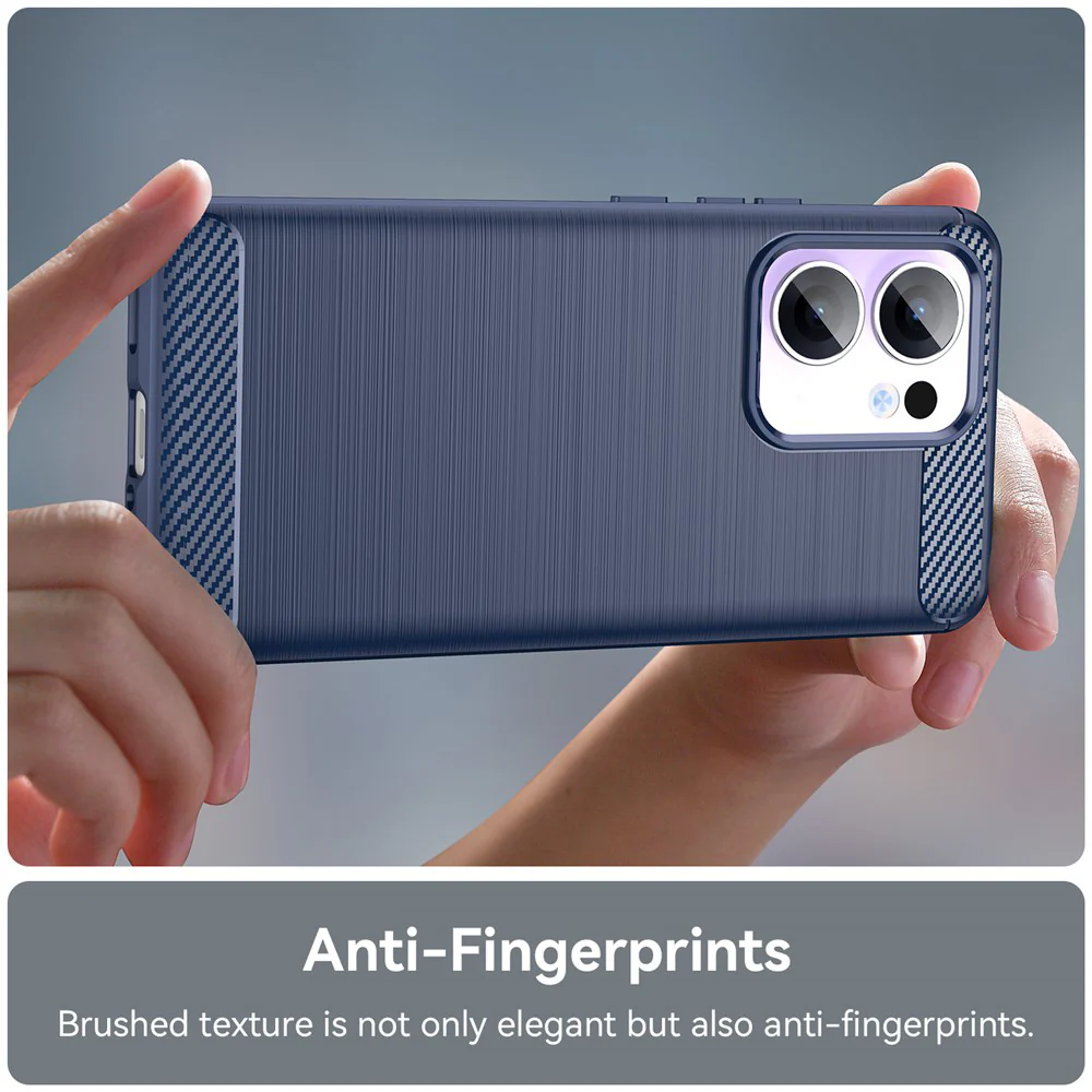 Case for Oppo Reno13 FS 5G / Reno13 F 4G / Reno13 F, Techsuit, Carbon, Blue - Image 2