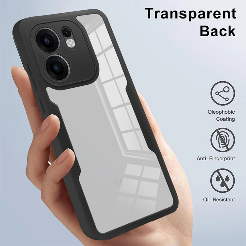 Case for Oppo Reno13 FS 5G / Reno13 F 4G / Reno13 F, Techsuit, ColorVerse 360, Black - Image 5