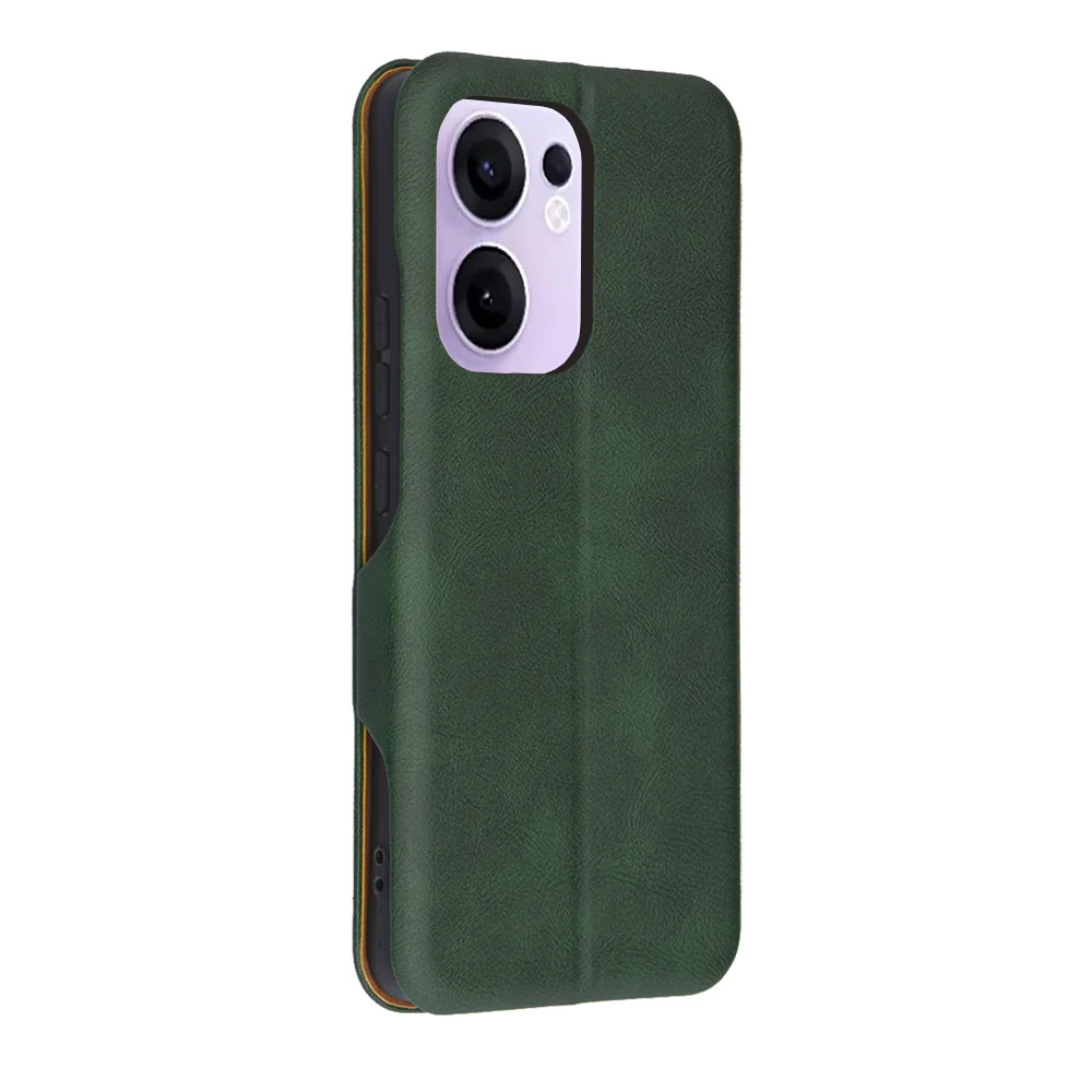 Case for Oppo Reno13 FS 5G / Reno13 F 4G / Reno13 F, Techsuit, Safe Wallet Plus, Green - Image 5
