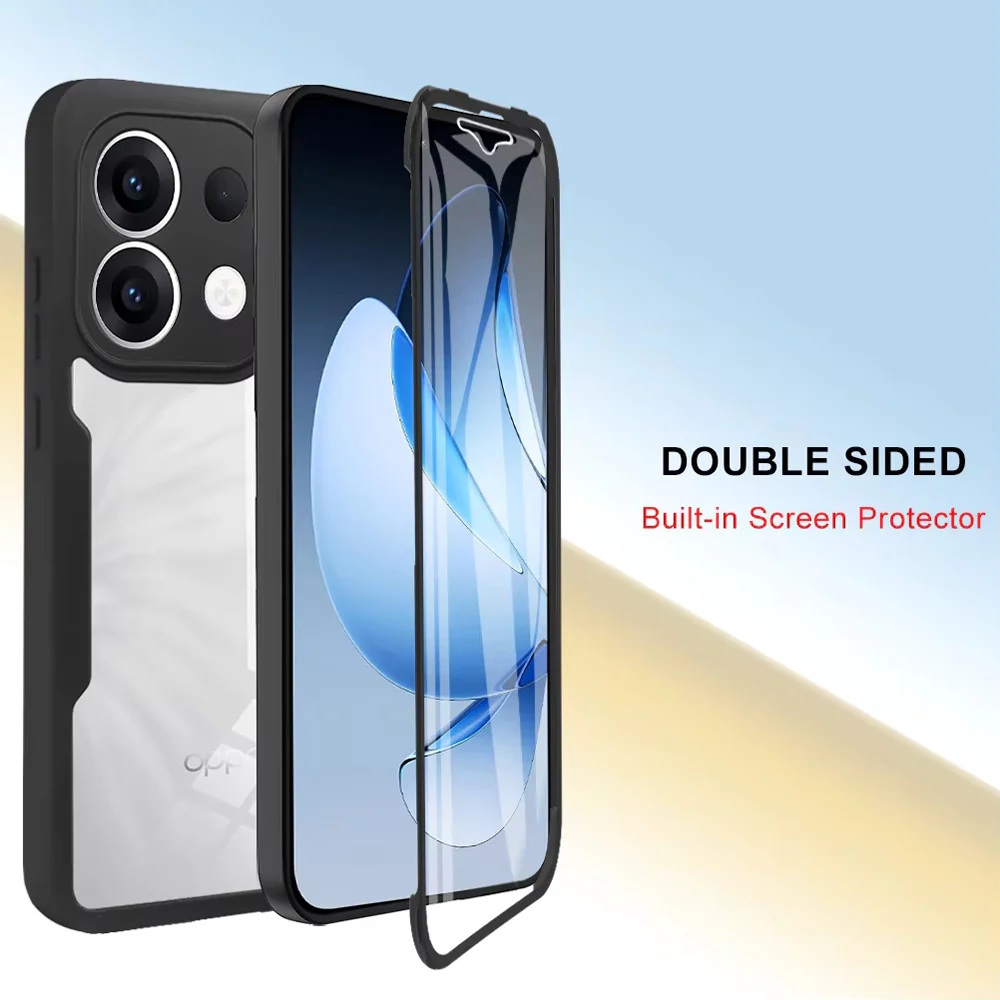 Case for Oppo Reno13 Pro, Techsuit, ColorVerse 360, Black - Image 4