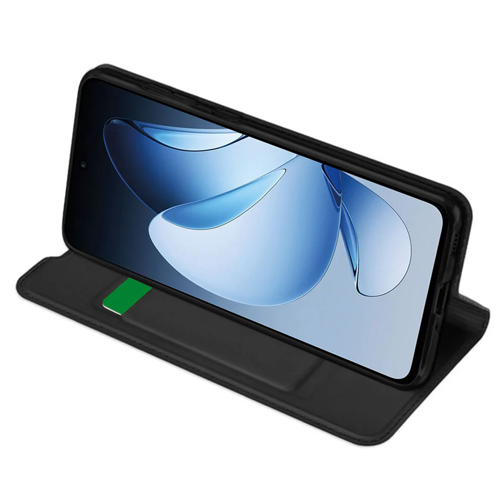 Case for Oppo Reno13, Techsuit, Magskin Book, Black - Image 2