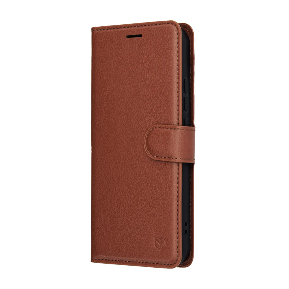 Case for Oppo Reno14, Techsuit, Leather Folio, Brown - Image 4