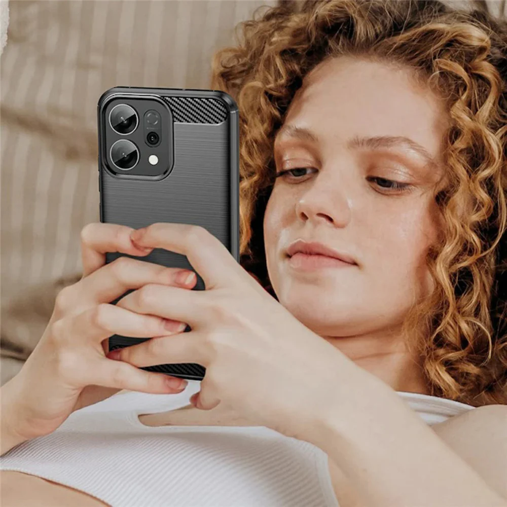 Case for Oppo Reno15 FS / Reno15 F, Techsuit, Carbon, Black - Image 6