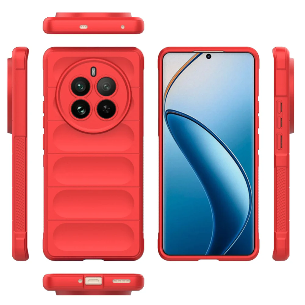Case for Realme 12 Pro / 12 Pro+, Techsuit, Magic Shield, Red - Image 2