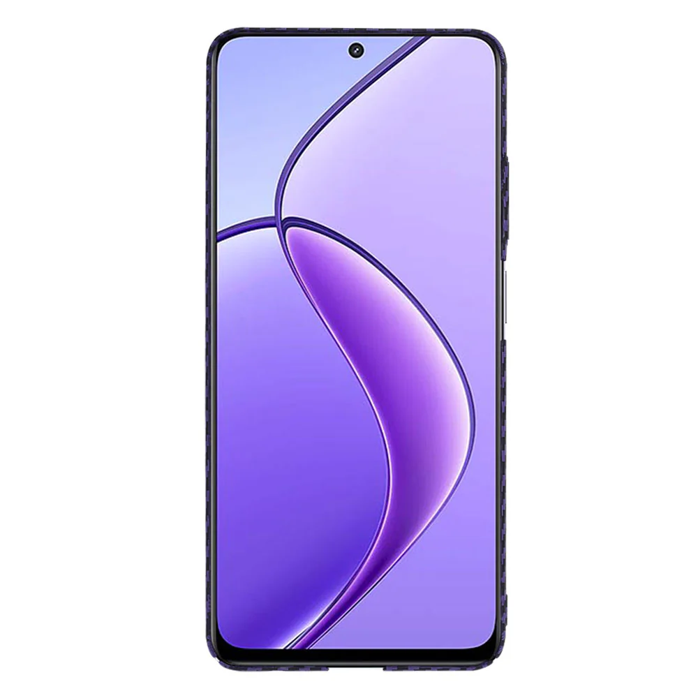 Case for Realme 12x / 12, Techsuit, Carbonite FiberShell, Purple - Image 2