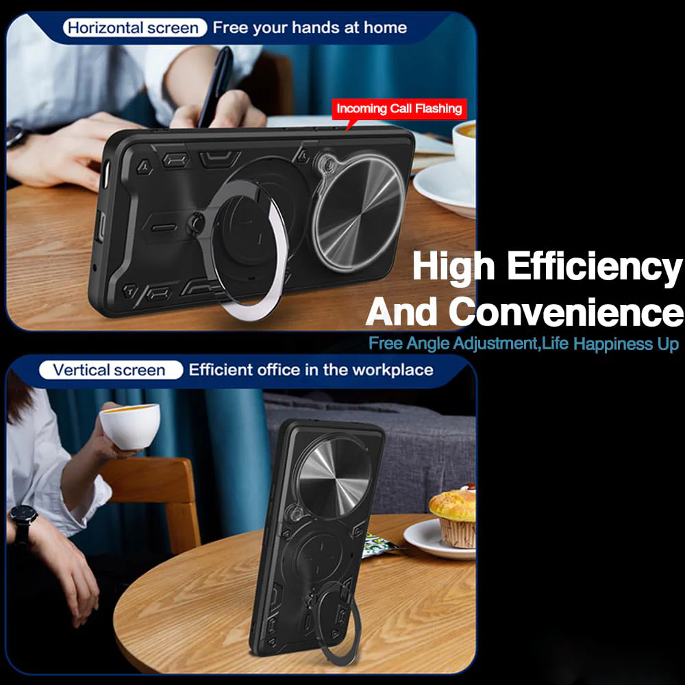 Case for Realme 14 Pro+, Techsuit, CamGuard Pro, Black - Image 5