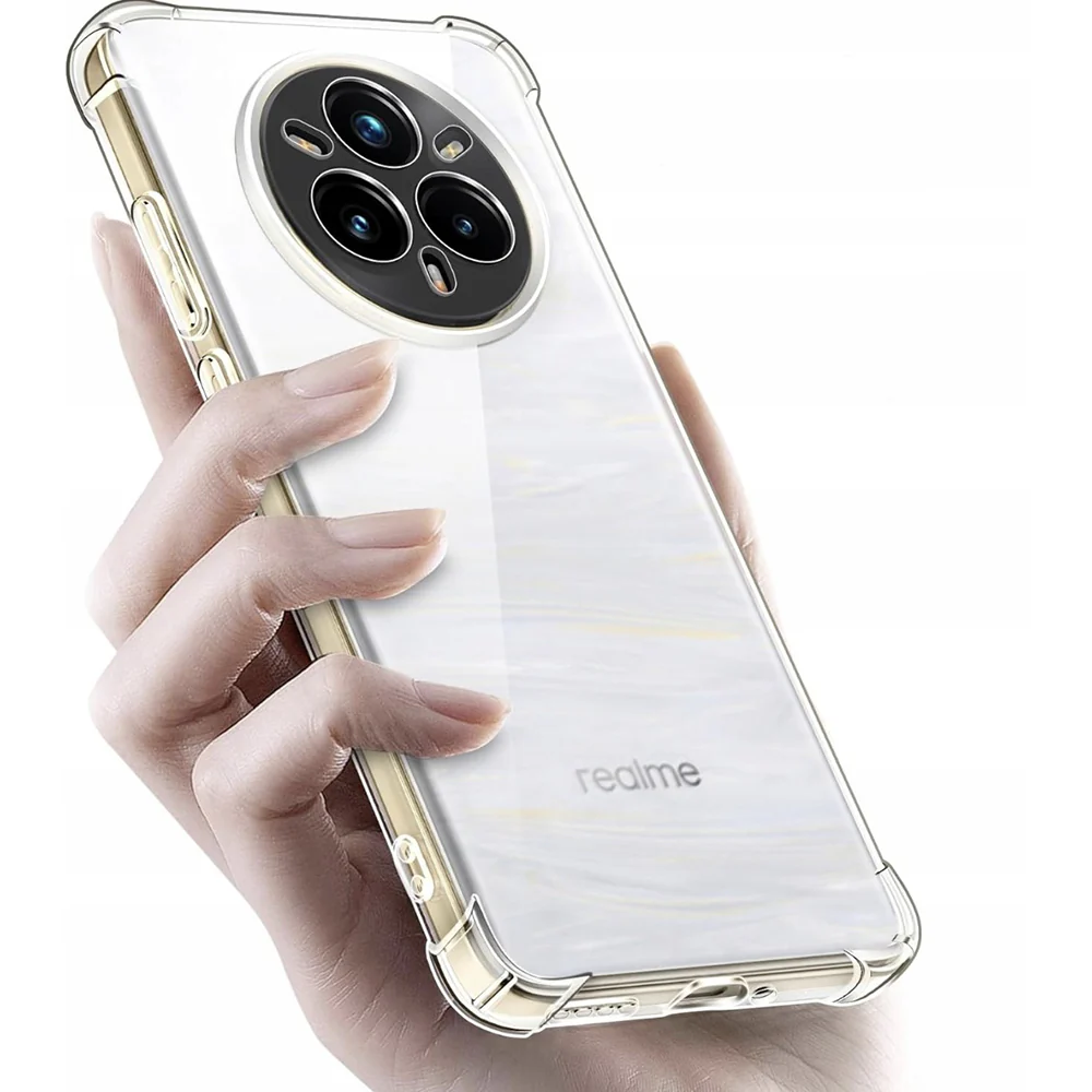 Case for Realme 14 Pro+, Techsuit, Shockproof Clear, Transparent - Image 5