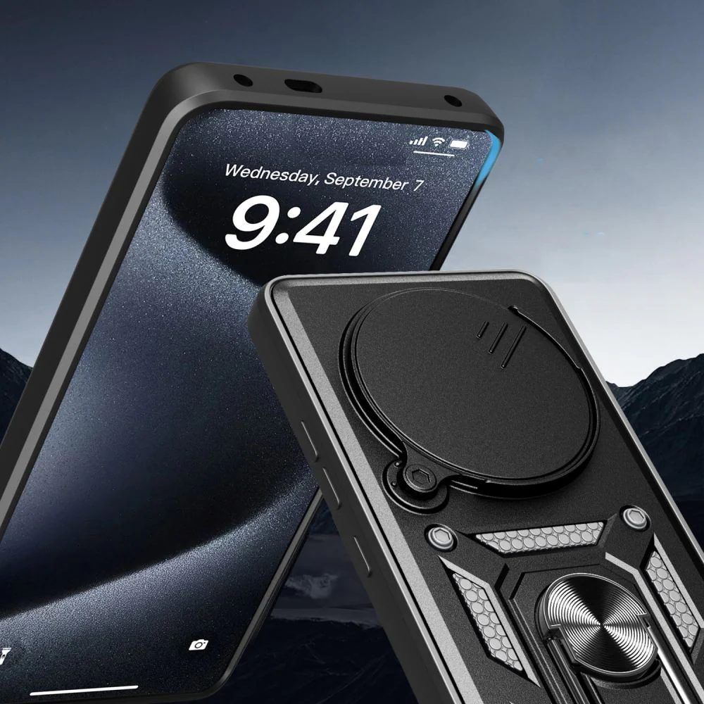 Case for Realme 14 Pro, Techsuit, CamShield, Black - Image 4