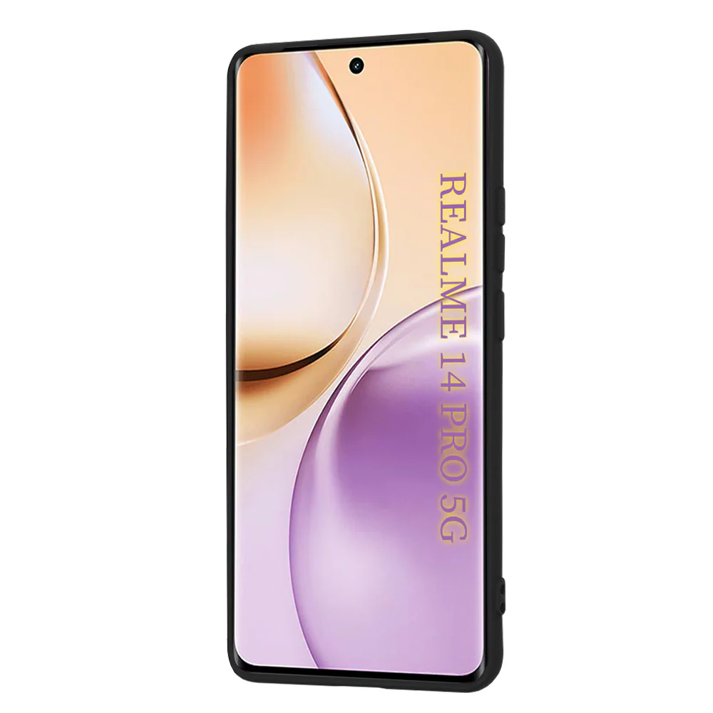 Case for Realme 14 Pro, Techsuit, SoftFlex, Black - Image 2