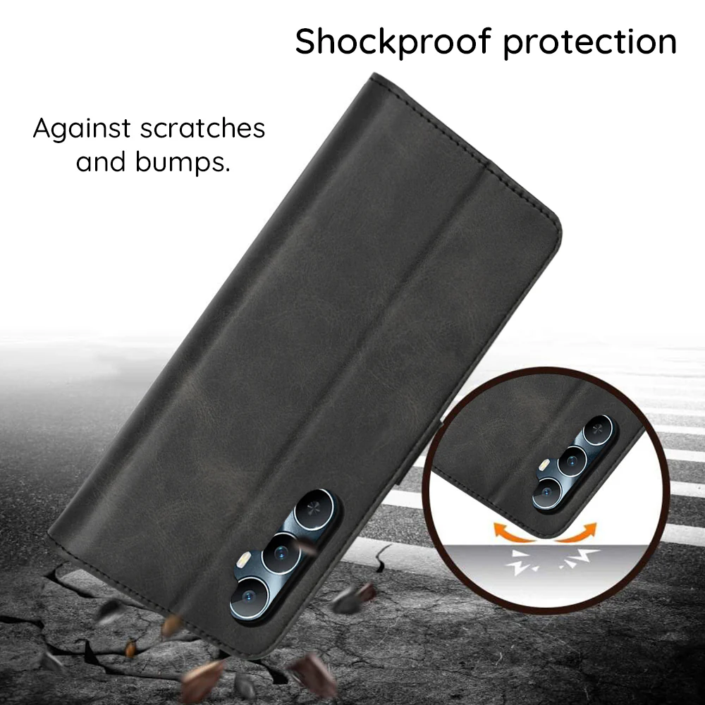 Case for Realme C53, Techsuit, Diary Book, Black - Image 3