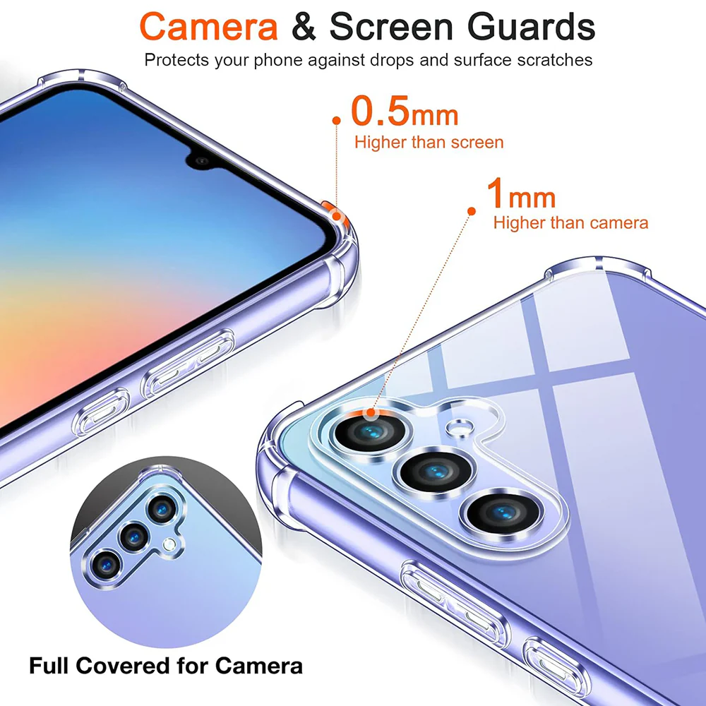 Case for Realme GT 7 Pro, Techsuit, Shockproof Clear, Transparent - Image 6