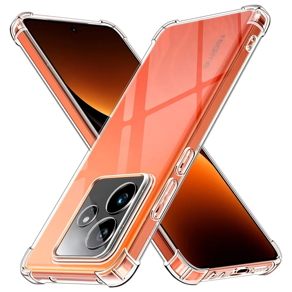Case for Realme GT 7, Techsuit, Shockproof Clear, Transparent - Image 2