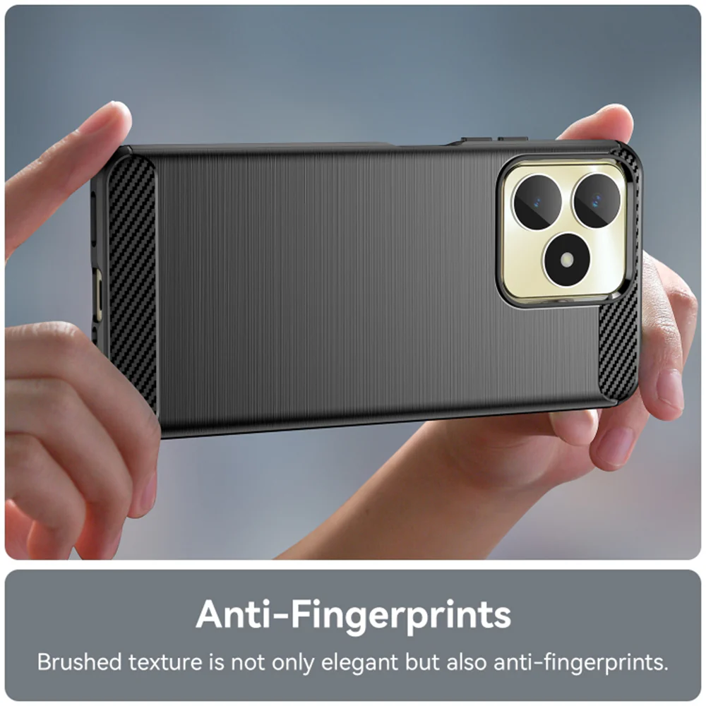 Case for Realme Note 50 / C51, Techsuit, Carbon, Black - Image 4