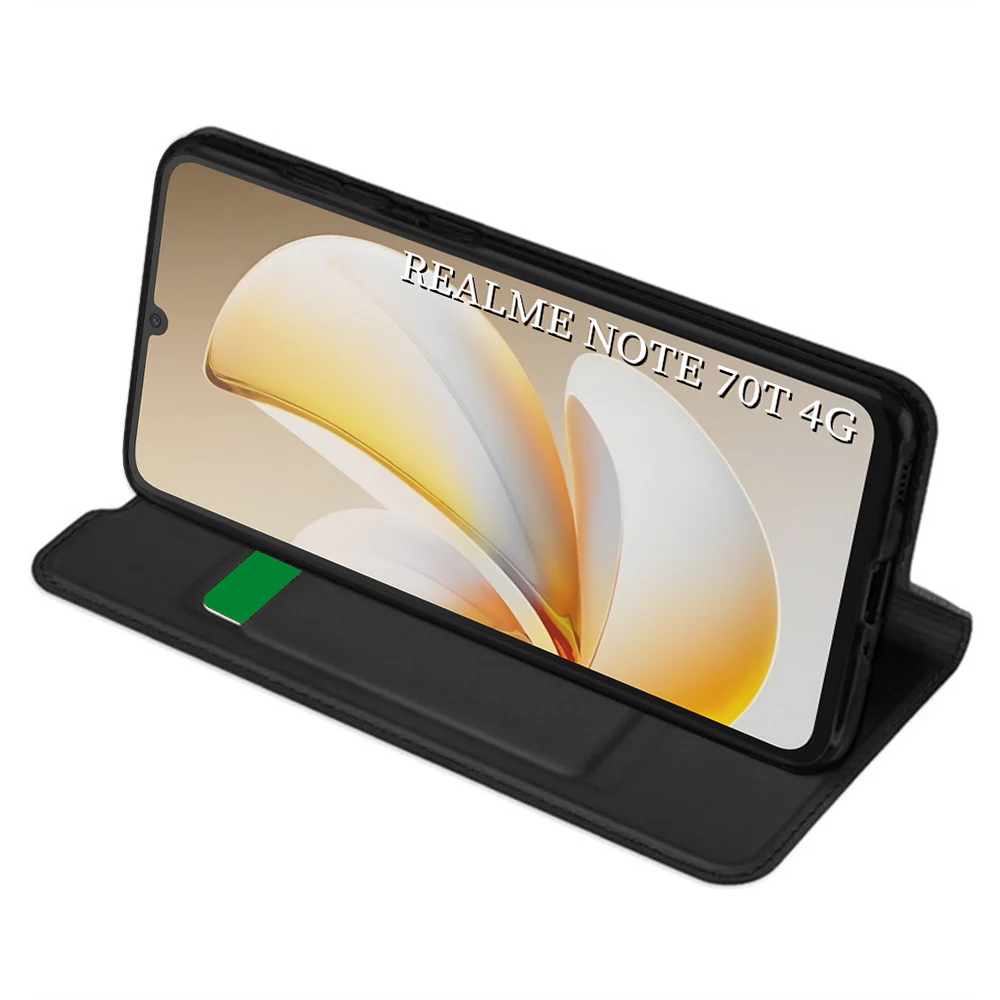 Case for Realme Note 70T, Techsuit, Magskin Book, Black - Image 2