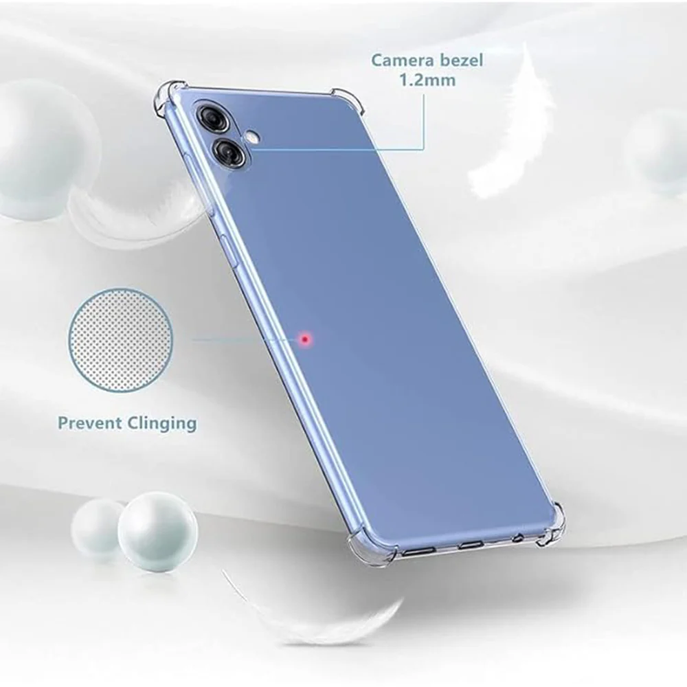 Case for Samsung Galaxy A04e A042 / M04 M045, Techsuit, Shockproof Clear, Transparent - Image 2