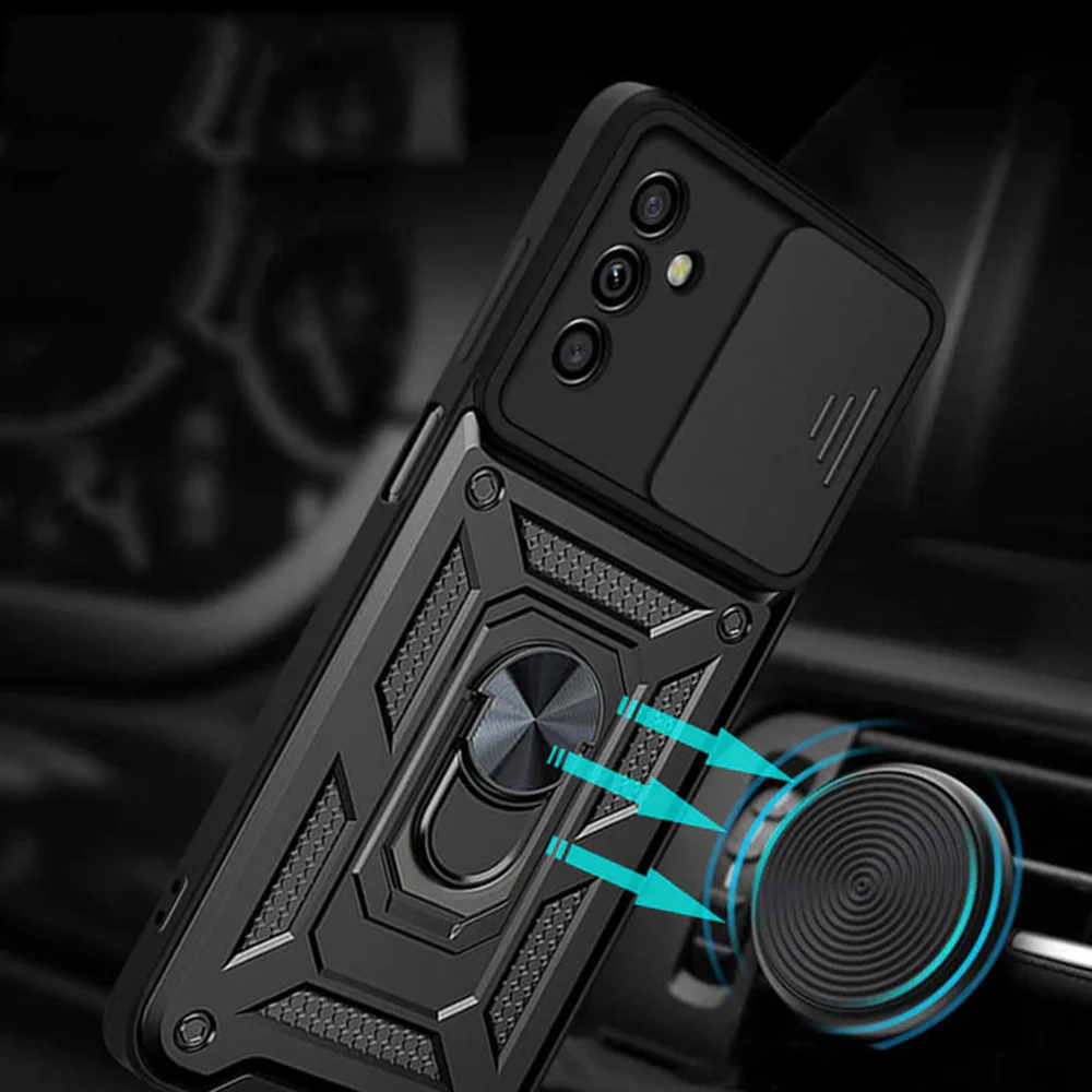 Case for Samsung Galaxy A04s A047 / A13 5G A136, Techsuit, CamShield, Black - Image 5