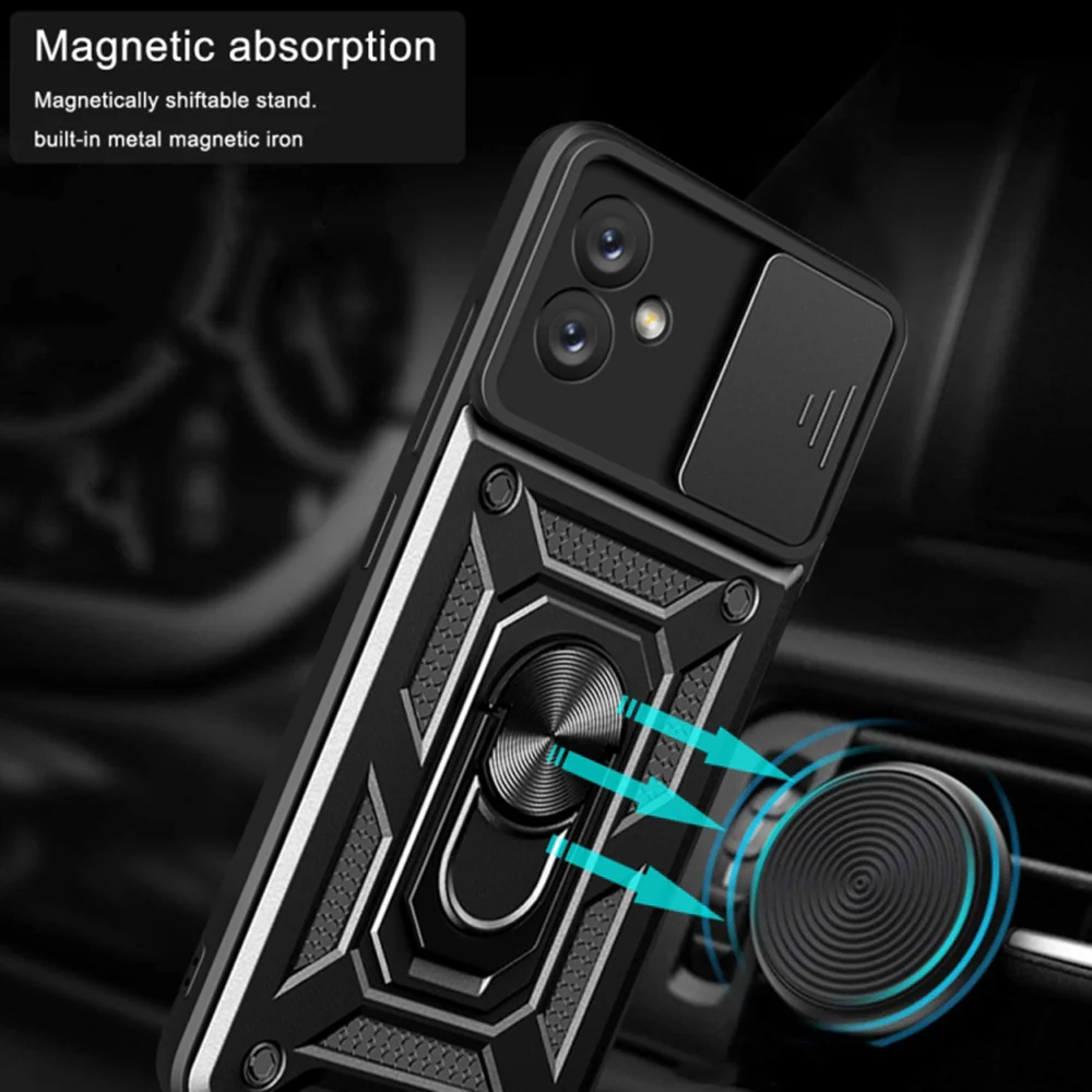 Case for Samsung Galaxy A05 A055, Techsuit, CamShield, Black - Image 4