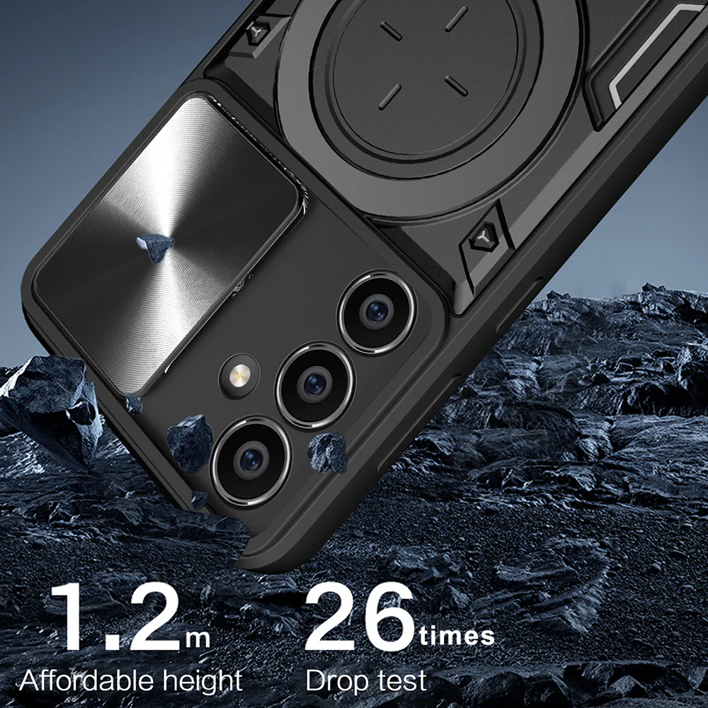 Case for Samsung Galaxy A05s A057, Techsuit, CamGuard Pro, Black - Image 4