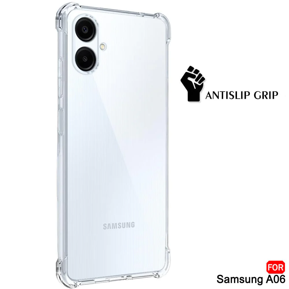 Case for Samsung Galaxy A06 A065, Techsuit, Shockproof Clear, Transparent - Image 2