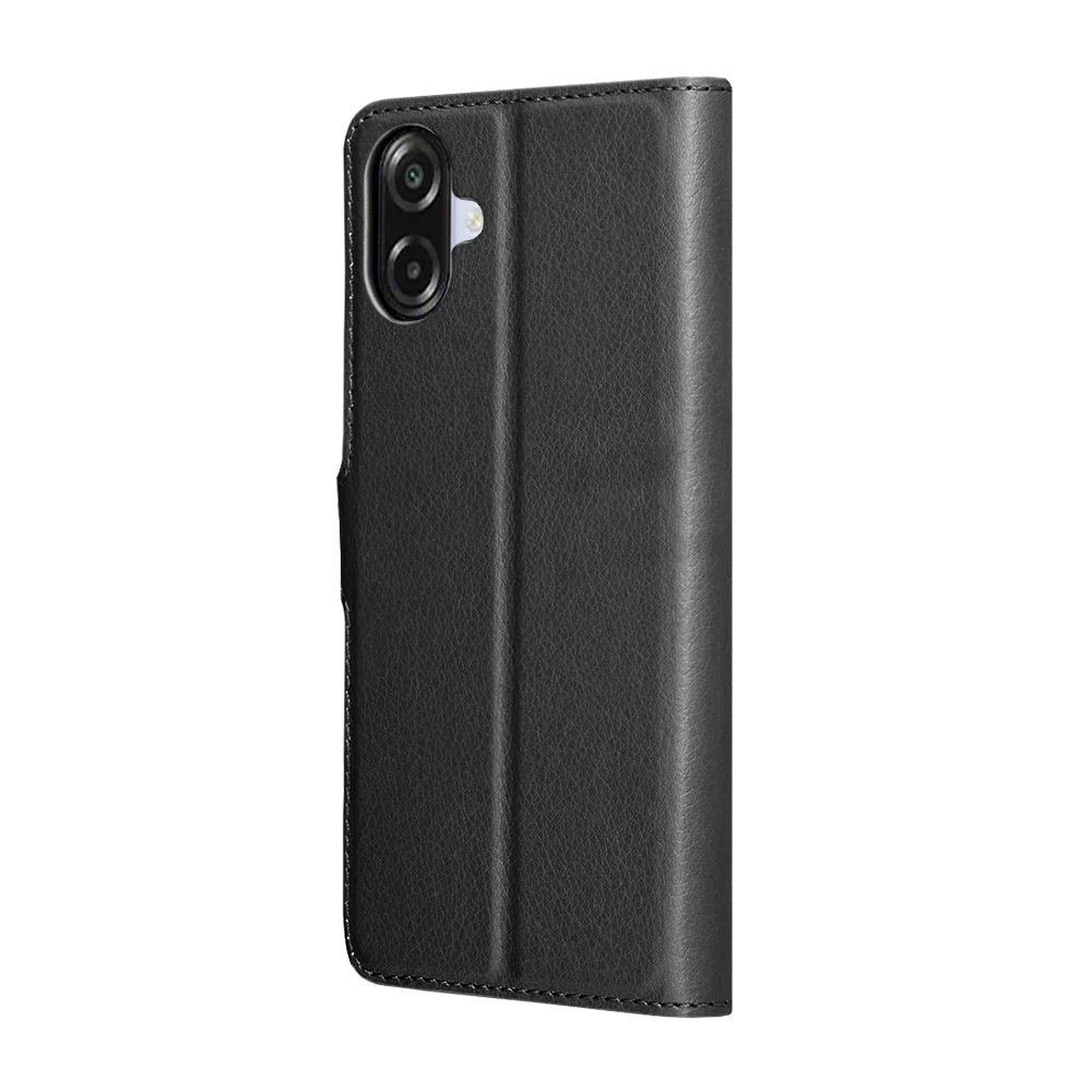 Case for Samsung Galaxy A07 4G A075, Techsuit, Leather Folio, Black - Image 5
