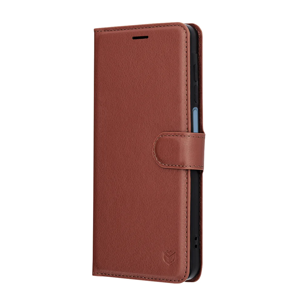 Case for Samsung Galaxy A07 4G A075, Techsuit, Leather Folio, Brown - Image 4