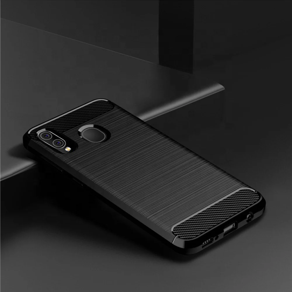Case for Samsung Galaxy A10 A105 / M10 M105, Techsuit, Carbon, Black - Image 3