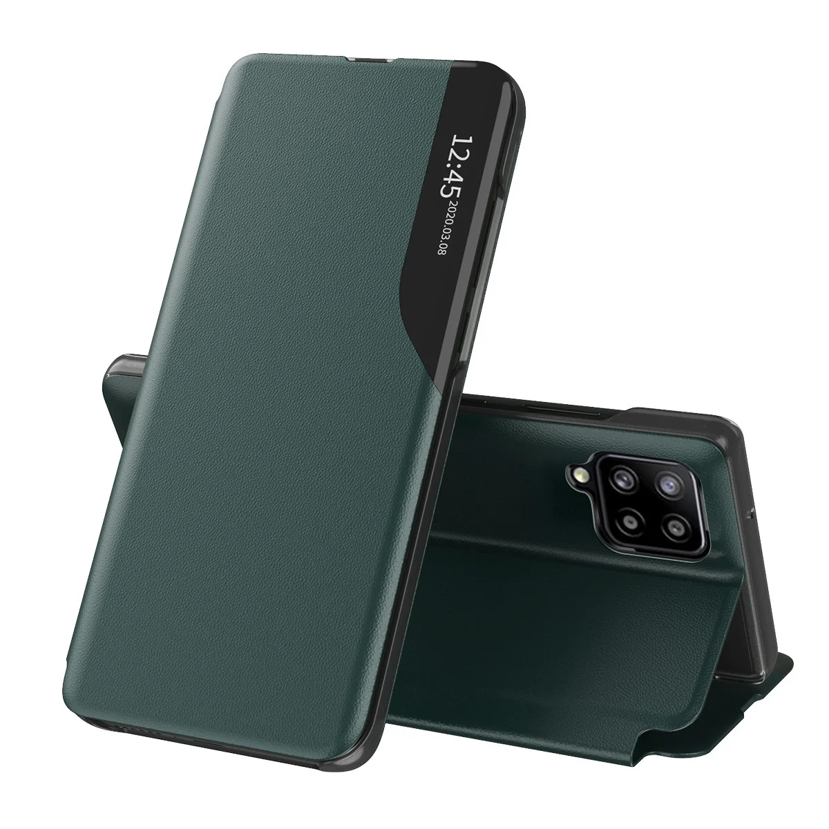 Case for Samsung Galaxy A12 Nacho A127 / A12 A125, Techsuit, eFold, Green