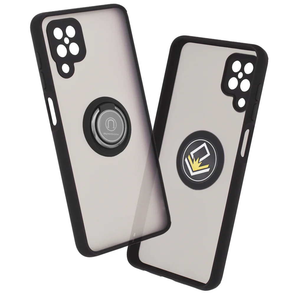 Case for Samsung Galaxy A12 Nacho A127 / A12 A125, Techsuit, Glinth, Black