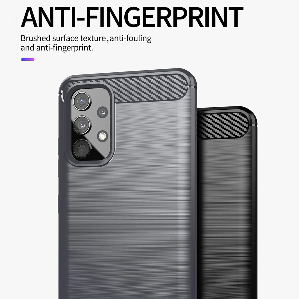 Case for Samsung Galaxy A13 A135, Techsuit, Carbon, Black - Image 5