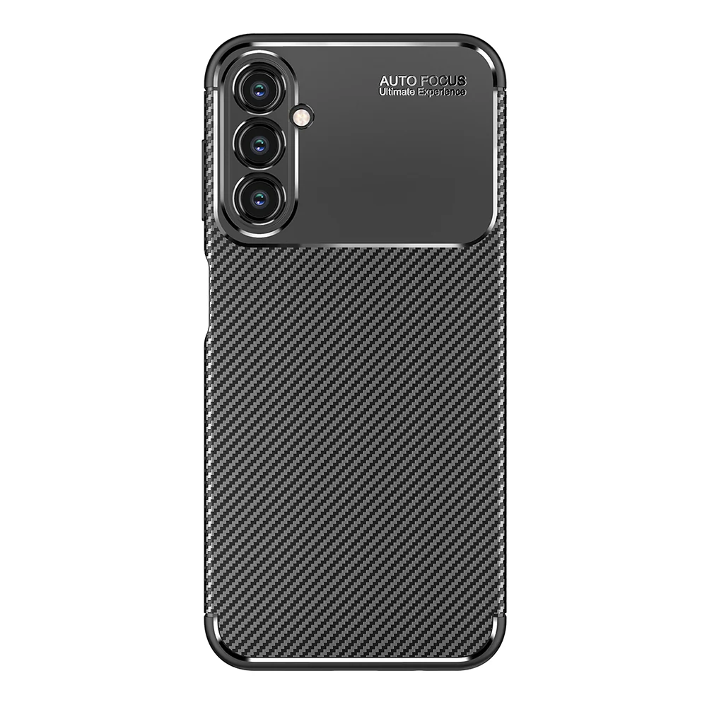 Case for Samsung Galaxy A14 A145 / A14 5G A146, Techsuit, CarbonFiber, Black - Image 2