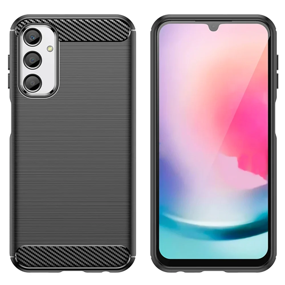Case for Samsung Galaxy A15 5G A156 / A15 A155, Techsuit, Carbon, Black - Image 2